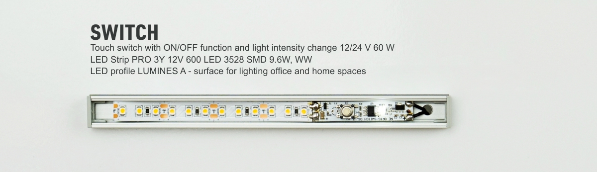 Instalace řídicí jednotky SWITCH do profilu LUMINES A